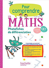 Broché Pour comprendre les maths CE1, cycle 2 : photofiches de différenciation : programmes 2018 de 