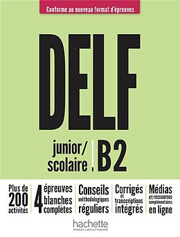 Couverture cartonnée Delf scolaire et junior B2 + audio en téléchargement - Mous, N. - Hachette Flet de N. Mous