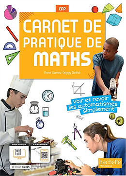 Broché Carnet de pratique de maths CAP : voir et revoir les automatismes simplement de 