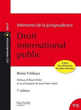 Broché Droit international public : mémento de la jurisprudence de Blaise Tchikaya