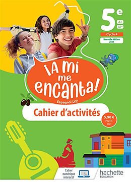 Broché A mi me encanta ! espagnol LV2 5e, A1-A1+, cycle 4 : cahier d'activités de 