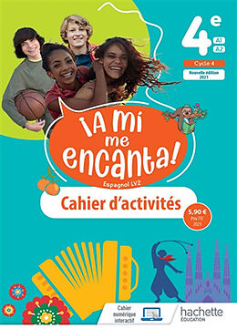 Broché A mi me encanta ! espagnol LV2 4e, A1-A2, cycle 4 : cahier d'activités de 