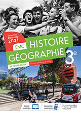 Broché Histoire géographie, EMC : 3e, cycle 4 : 2021 de 