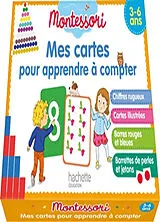 Broschiert Montessori : mes cartes pour apprendre à compter, 3-6 ans von 