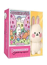 Broschiert Cozy câlin : douceurs d'été : 1 livre de coloriage cozy + 1 peluche trop mignonne ! von 