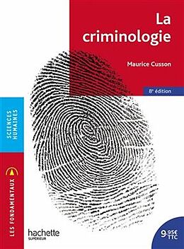 Broché La criminologie de Maurice Cusson