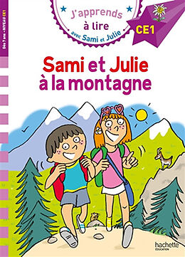 Broschiert Sami et Julie à la montagne : CE1 von Emmanuelle Massonaud