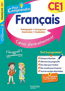 Broschiert Pour comprendre, français CE1, 7-8 ans : orthographe, conjugaison, grammaire, vocabulaire : cahier d'entraînement von Magali; Diény, Pierre; Otes, Agnès Diény