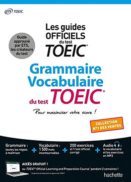 Broché Grammaire, vocabulaire du test TOEIC : les guides officiels du test TOEIC de Cassandra; Langner, Danuta Harvey