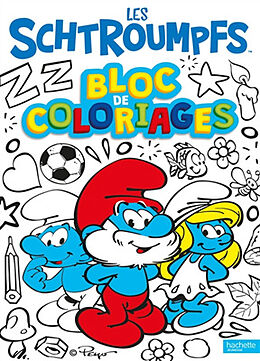 Broché Les Schtroumpfs : bloc de coloriages de 