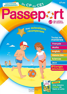 Broché Passeport du CP au CE1, 6-7 ans : toutes les matières : nouveaux programmes de Philippe; Presse, Nicole; Knowles, X. Bourgouint