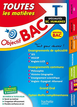 Broché Toutes les matières terminale spécialités sciences humaines : nouveau bac de 