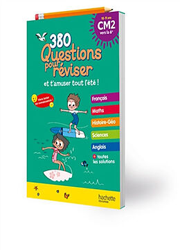 Broché 380 questions pour réviser et t'amuser tout l'été ! : CM2 vers la 6e, 10-11 ans de 