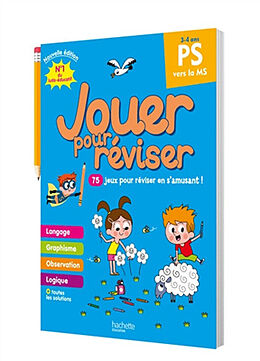 Broché Jouer pour réviser, PS vers la MS, 3-4 ans : 75 jeux pour réviser en s'amusant ! de 