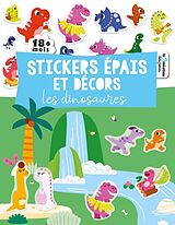 Article non livre Stickers épais et décors : les dinosaures de 