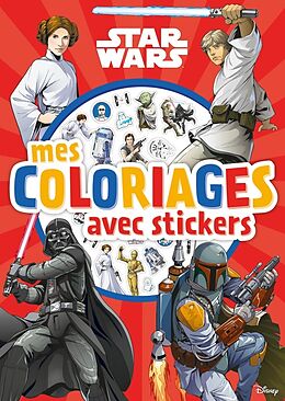 Broché Star wars mes coloriages avec de 