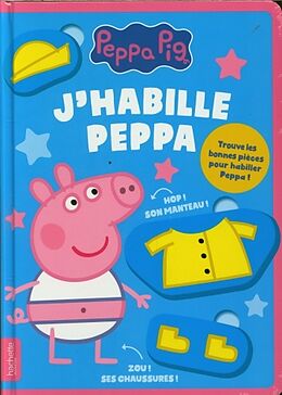 Couverture cartonnée Peppa Pig : j'habille Peppa de 