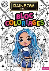 Broché Rainbow High : bloc de coloriages de 