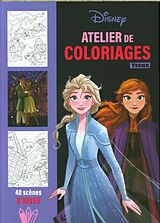 Broché Atelier de coloriages : teens : 40 scènes d'hiver de 