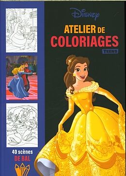 Broché Atelier de coloriages : teens : 40 scènes de bal de 