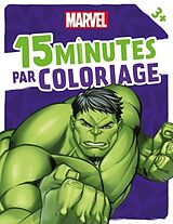 Broché Marvel : 15 minutes par coloriage de 