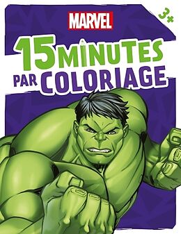 Broché Marvel : 15 minutes par coloriage de 