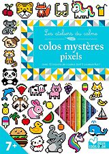 Article non livre Colos pixels : avec crayons de couleur de 