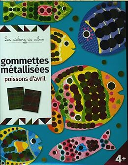 Article non livre Gommettes métallisées poissons d'avril de Lucile Ahrweiller