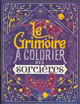 Kartonierter Einband Le grimoire à colorier des sorcières von Sylwia Filipczak