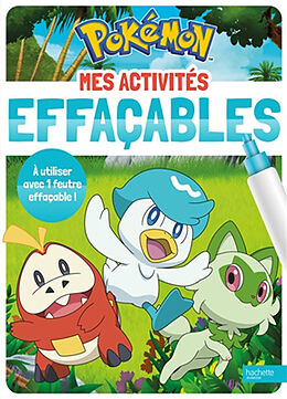 Broché Pokémon : mes activités effaçables de 