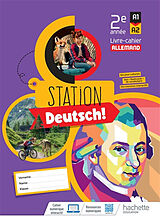 Broché Station Deutsch! 1re année, A1-A2 : livre-cahier allemand de 