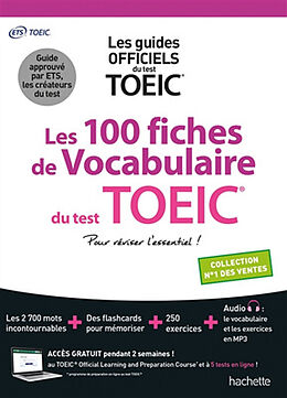 Broché Les 100 fiches de vocabulaire du test TOEIC de 