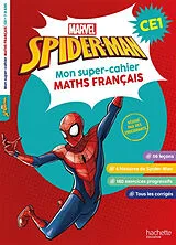 Broschiert Spider-Man : mon super-cahier maths français, CE1 von Léopaul Amcar