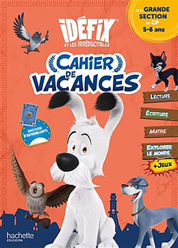 Broché Idéfix, de la grande section au CP, 5-6 ans : cahier de vacances de Cécile Vibaux