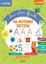 Broschiert Ma moyenne section : mon cahier effaçable : 4-5 ans von Caroline Marcel