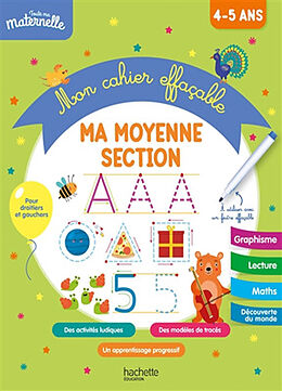 Broché Ma moyenne section : mon cahier effaçable : 4-5 ans de Marcel-c