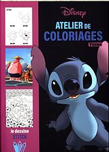 Broché Atelier de coloriages : teens : je dessine Stitch de 