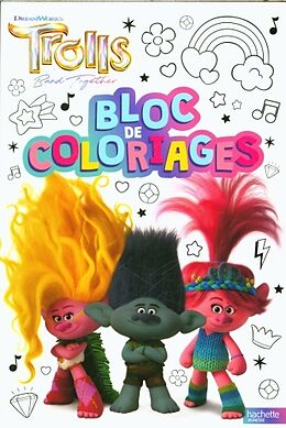 Broché Les Trolls : bloc de coloriages de 