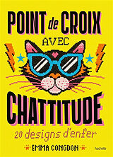 Broché Point de croix avec chattitude de Congdon-e