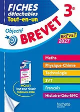 Broschiert Fiches détachables tout-en-un 3e : brevet 2027 von 