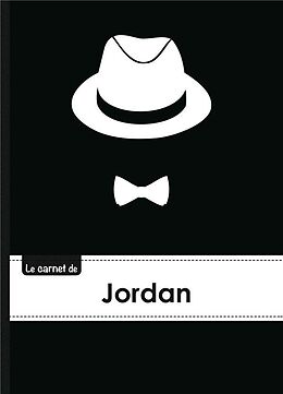 Couverture cartonnée Le carnet de jordan lignes, 96p, de 