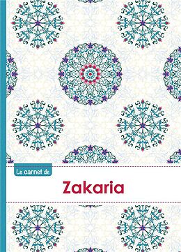 Broché Le carnet de zakaria lignes, 96p, de 