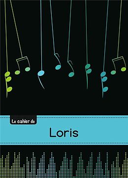 Couverture cartonnée Le carnet de loris musique, 48p, a5 de 