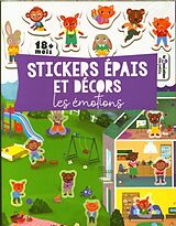 Article non livre Stickers épais et décors : les émotions de Solenne; Thomas