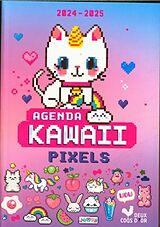 Livre Relié Kawaii pixels : agenda 2024-2025 de 