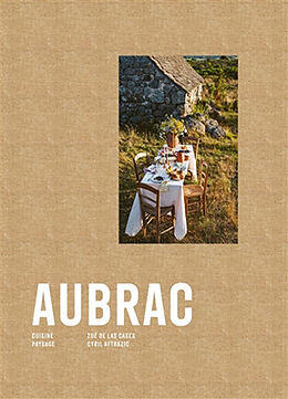 Broché Aubrac : cuisine, paysage de De las cases-z