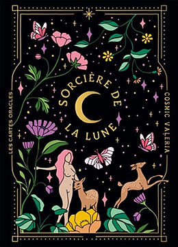 Broché Sorcière de la lune : les cartes oracles de Valeria Cosmic