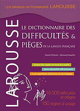 Couverture cartonnée Dictionnaire des Difficultés et Pièges de la langue Francaise de Collectif