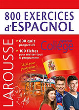 Broché 800 exercices d'espagnol : spécial collège de 