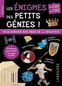 Broché Les énigmes des petits génies ! : du CM1 au CM2, 9-10 ans de Stéphanie Viards